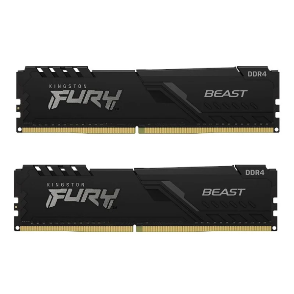 Memorie RAM Kingston Fury Beast White, DIMM, DDR4, 32GB, 3200MHz, - RealShopIT.Ro