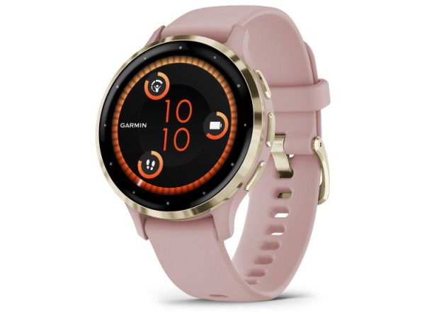 Ceas Garmin Venu 3S Pink Dawn/Soft Gold - RealShopIT.Ro