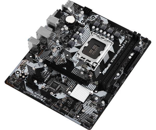 Placa de baza Asrock B760M-HDV/M.2 DDR4, 2x DDR4 - RealShopIT.Ro