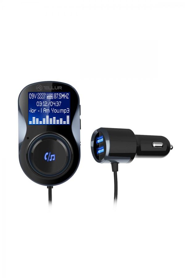 Modulator FM Bluetooth FMT-B4, negru - RealShopIT.Ro