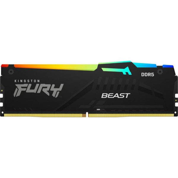 Memorie RAM Kingston FURY Beast RGB, DIMM, 16GB DDR5, CL40, - RealShopIT.Ro