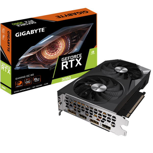 Placa video Gigabyte GeForce RTX 3060 GAMING OC 8G - RealShopIT.Ro