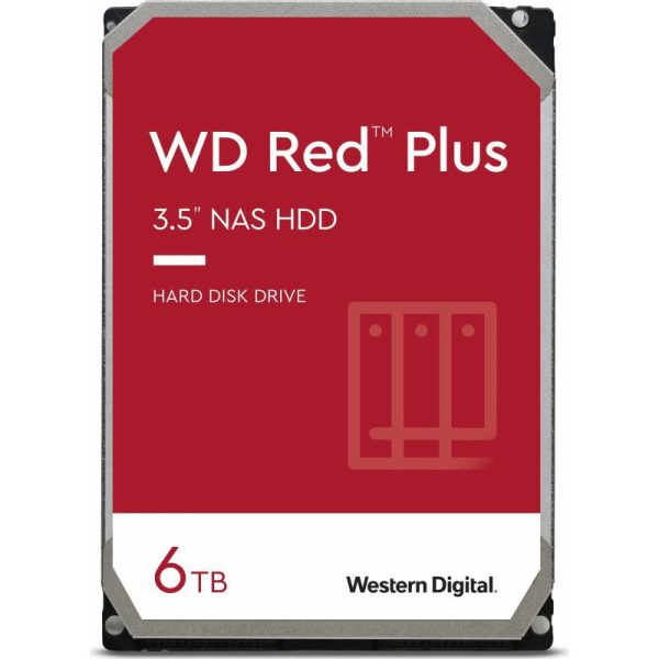 Hard disk WD Red Plus 6TB SATA-III 5400 RPM 256MB - RealShopIT.Ro