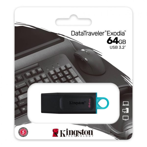 Memorie USB Flash Drive Kingston 64GB Data Traveler Exodia, USB - RealShopIT.Ro
