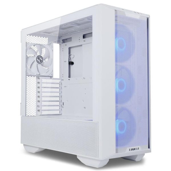 Carcasa Lian Li LANCOOL III E-ATX Mid-Tower RGB alb, PCI-Slots - RealShopIT.Ro
