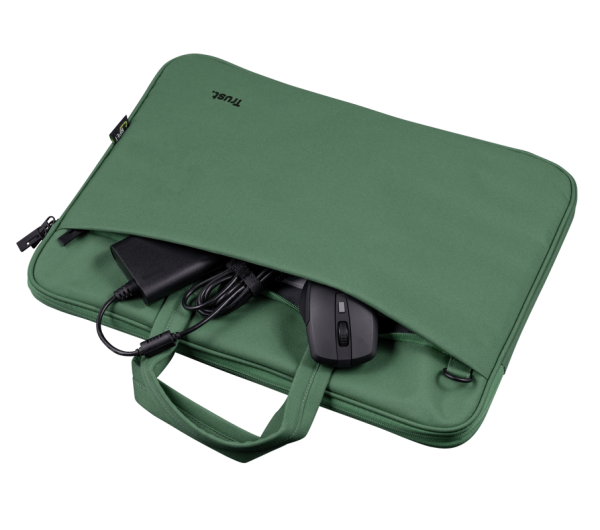 Geanta laptopuri Trust Bologna Eco 16", verde - RealShopIT.Ro