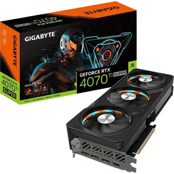 Placa video GIGABYTE GeForce RTX 4070 Ti SUPER GAMING OC - RealShopIT.Ro