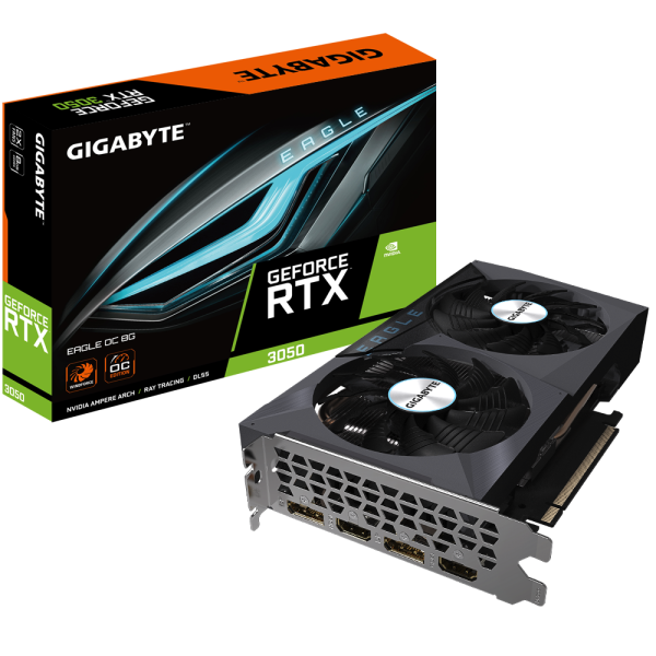 Placa video Gigabyte GeForce RTX 3050 EAGLE OC 8G - RealShopIT.Ro
