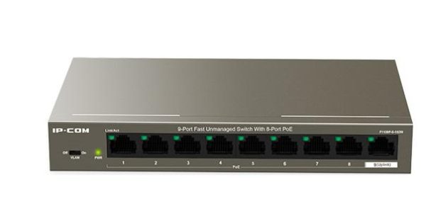 Switch IP-COM F1109P-8-102W, 9 port, 10/100 Mbps - RealShopIT.Ro