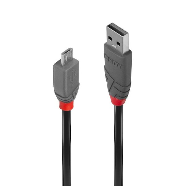 Cablu transfer Lindy LY-36735, USB 2.0 Type A to MicroUSB, - RealShopIT.Ro