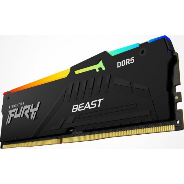 Memorie RAM Kingston FURY Beast RGB, DIMM, 32GB (2x16GB) DDR5, - RealShopIT.Ro