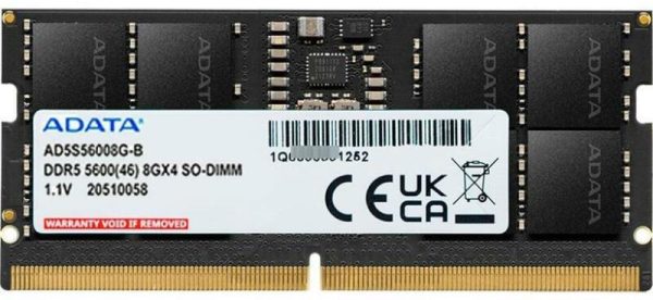 Memorie RAM Adata SO-DIMM 8GB DDR5 5600MHz CL46 - RealShopIT.Ro