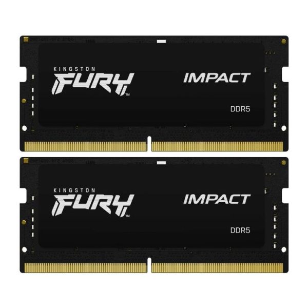 Memorie RAM Kingston Fury Impact, SODIMM, DDR5, 32GB, CL38, 4800MHz - RealShopIT.Ro