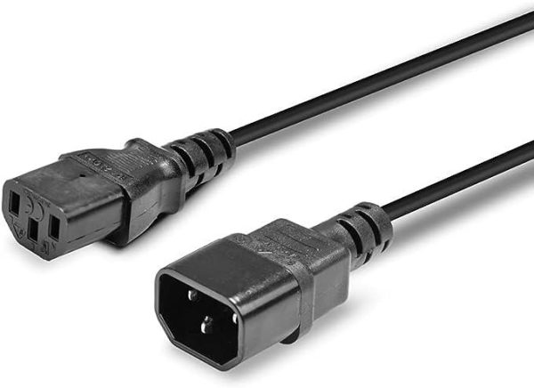 Cablu de alimentare Lindy C14-C13 2m, negru - RealShopIT.Ro