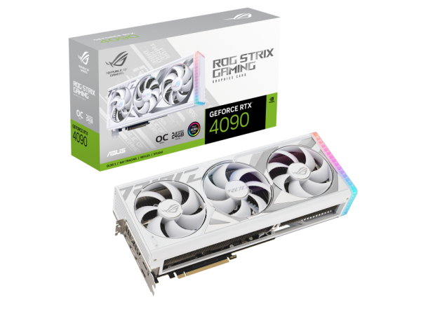 Placa video Asus ROG Strix GeForce RTX 4090 OC White - RealShopIT.Ro