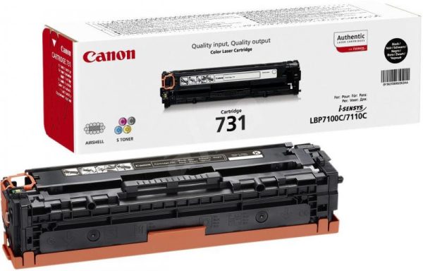 Toner Canon CRG731B, black, capacitate 1400 pagini, pentru LBP7100C, LBP7110C - RealShopIT.Ro