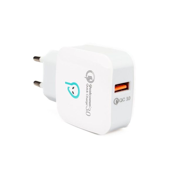 Incarcator retea Spacer Quick Charge 3.0 18W, 1 x USB, - RealShopIT.Ro