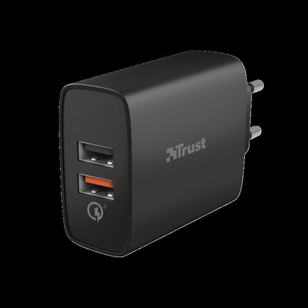 Incarcator rapid pentru perete Qmax 30W Ultra-Fast Dual USB Wall - RealShopIT.Ro