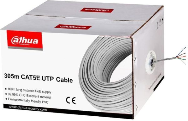 Cablu UTP CAT5E 305m; Alimentare PoE: maxim 160m, conductor: 0.45* - RealShopIT.Ro