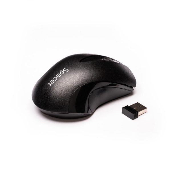 Mouse spacer SPMO-W12, wireless, 1000DPI, 3 butoane, functie auto sleep, - RealShopIT.Ro
