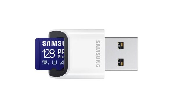 MicroSDHC PRO PLUS 128GB, Class10/Grade 3 cu cititor de carduri - RealShopIT.Ro