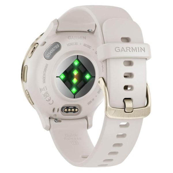 Ceas Garmin Venu 3S, Ivory/ Soft Gold - RealShopIT.Ro