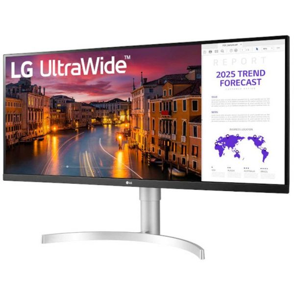 Monitor LED LG 34WN650-W, 34inch, IPS FHD 2K, 5ms, 75Hz, - RealShopIT.Ro