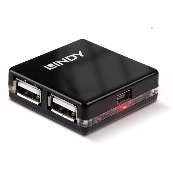 Mini Hub Lindy 4 Port USB 2.0 - RealShopIT.Ro