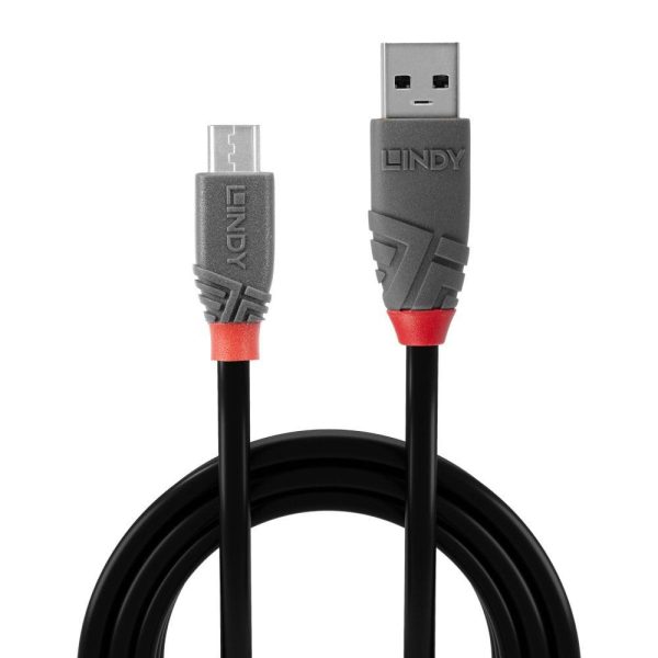 Cablu transfer Lindy LY-36735, USB 2.0 Type A to MicroUSB, - RealShopIT.Ro