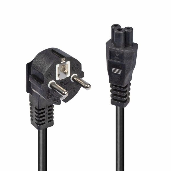 Cablu alimentare schuko Lindy IEC C5, 2m, negru Description - RealShopIT.Ro