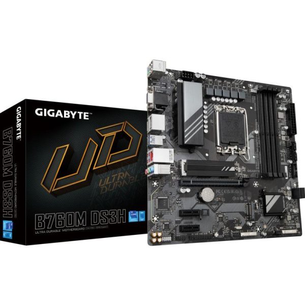 Placa de baza GIGABYTE B760M DS3H DDR5 (rev. 1.0) LGA1700 - RealShopIT.Ro