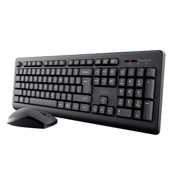 Kit Trust Primo tastatura standard, mouse wireless optic, rezoltie maxima - RealShopIT.Ro