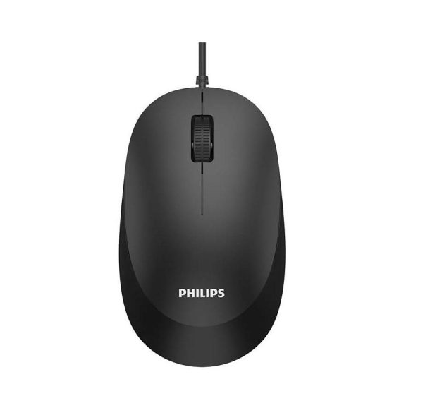 Mouse Philips SPK7207BL, USB 2.0, optic, 1000 DPI, 1.5m, negru - RealShopIT.Ro