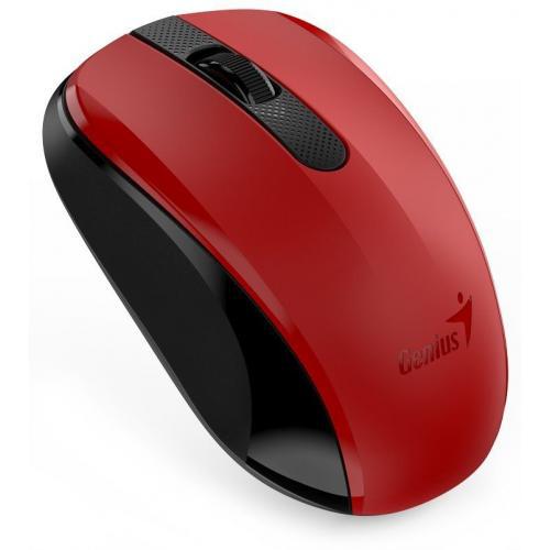 Mouse Genius NX-8008S wireless, rosu - RealShopIT.Ro