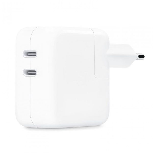 Apple 35W Dual USB-C Port Power Adapter (for all Iphones/Ipads/MacBook - RealShopIT.Ro