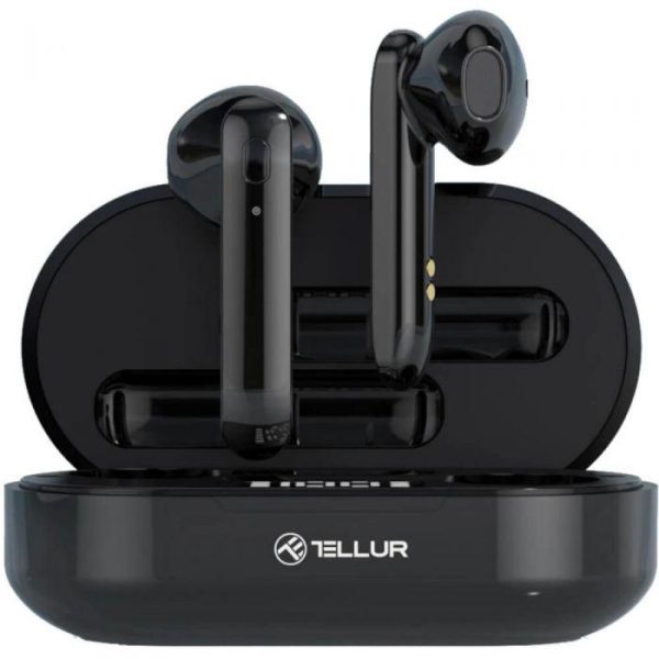 Casti Bluetooth Tellur Flip True Wireless, negru - RealShopIT.Ro