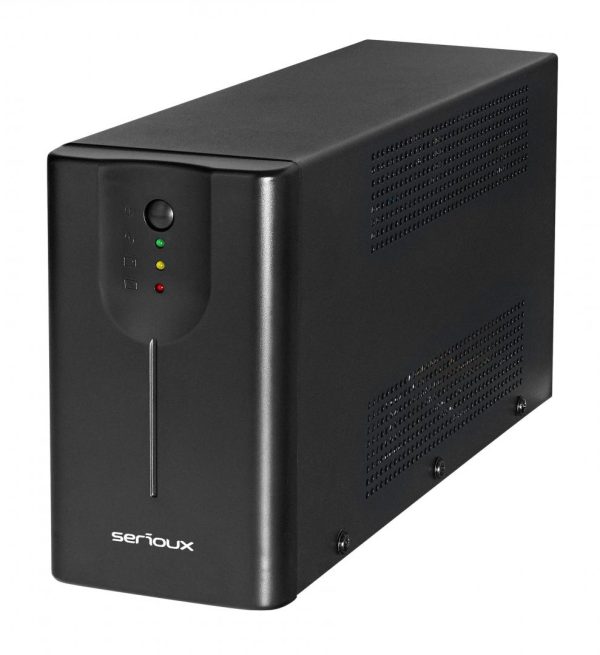 UPS Serioux Line Interactive 800LI, Led, capacitate 800VA/480W, 2 prize - RealShopIT.Ro