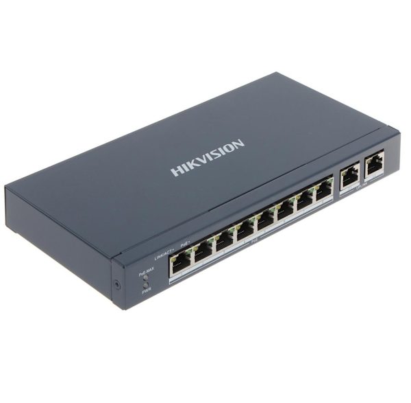 Switch Hikvision DS-3E0310P-E/M, 8-port, PoE - RealShopIT.Ro