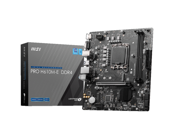 Placa de baza MSI PRO H610M-E LGA1700 DDR4 - RealShopIT.Ro