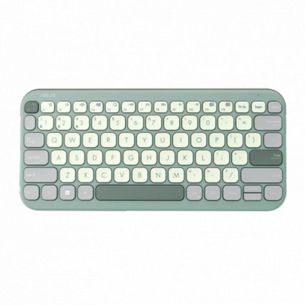 Tastatura wireless ASUS KW100, Culoare: Green Tea Latte, Greutate: 0.374 - RealShopIT.Ro