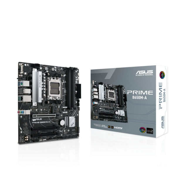 Placa de baza Asus PRIME B650M-A AM5, 4x DIMM Slots, - RealShopIT.Ro