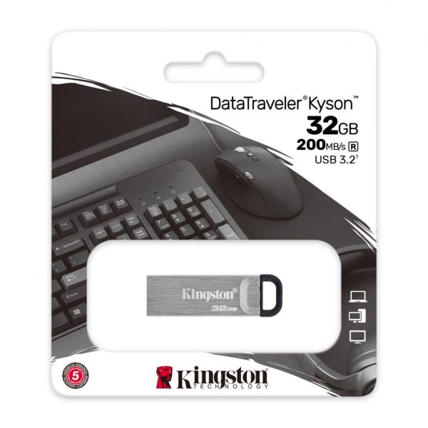 Memorie USB Flash Drive Kingston, DataTraveler Kyson, 32GB, USB 3.2 - RealShopIT.Ro