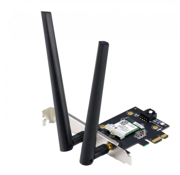 ASUS PCE-AXE5400 Wifi Bluetooth 5.2 PCIe adapter, WI-FI 6, - RealShopIT.Ro