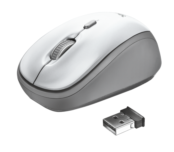 Mouse Trust Yvi, wireless, alb - RealShopIT.Ro