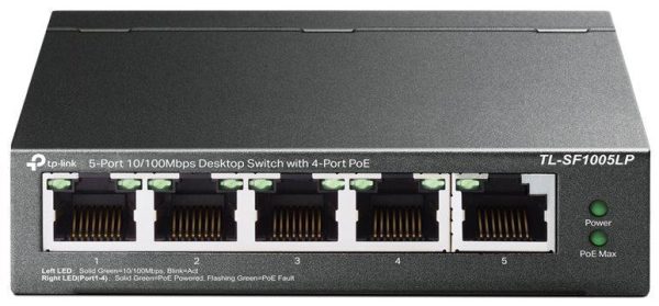 Switch TP-LINK TL-SF1005LP, 5 Port, 10/100 Mbps - RealShopIT.Ro