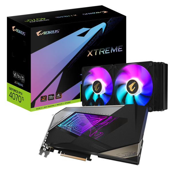 AORUS GeForce RTX™ 4070 Ti 12GB XTREME WATERFORCE GDDR6X 192 - RealShopIT.Ro