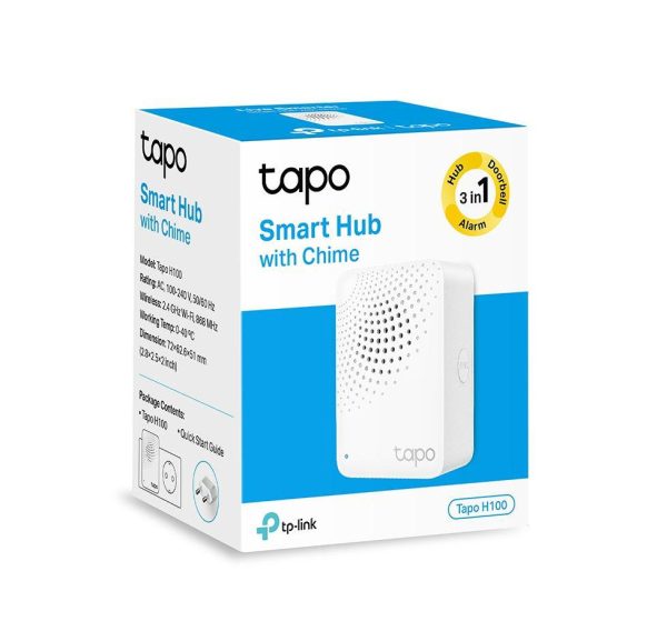 TP-Link Wireless Smart Hub Tapo H100, 2.4GHz Wi-Fi, Protocol: 868 - RealShopIT.Ro