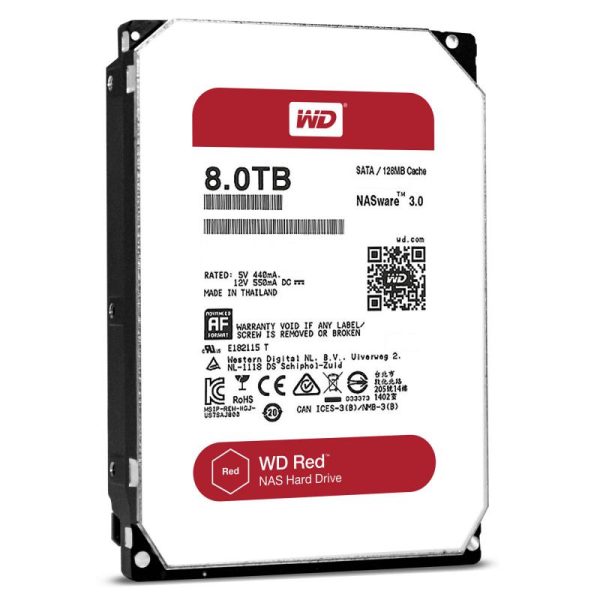 HDD intern WD Red NAS WD80EFZX, 8TB, 5400RPM, SATA III - RealShopIT.Ro