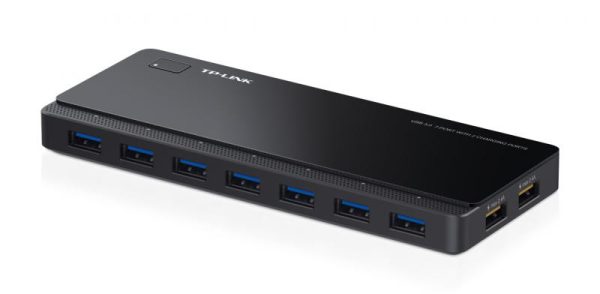 Hub USB TP-Link UH720, 7 porturi USB 3.0, negru - RealShopIT.Ro