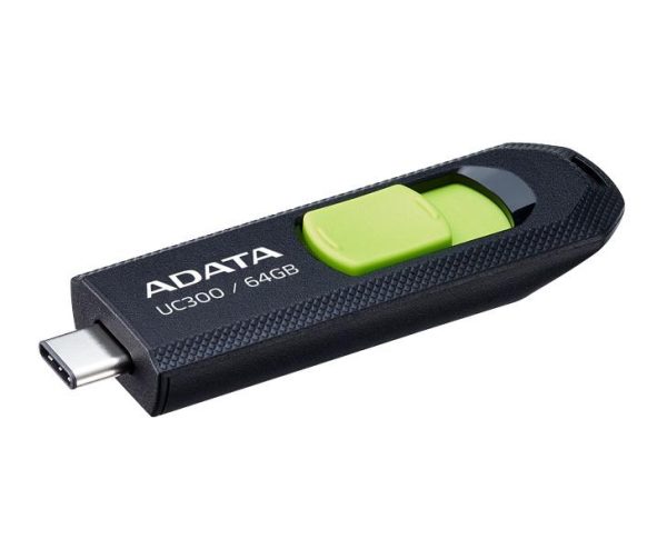 USB Flash Drive ADATA 64GB, UC300, USB Type-C, Black - RealShopIT.Ro
